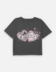 DISNEY Cowgirl Minnie Locket Girls Crop Tee image number 1