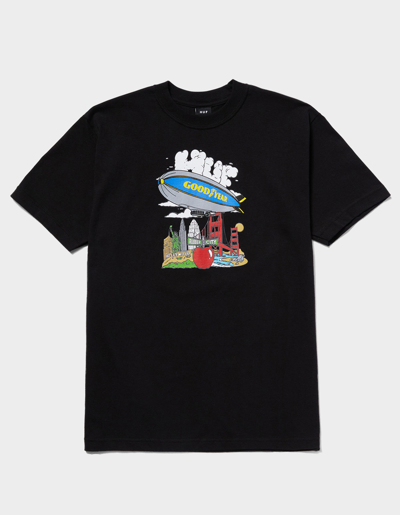 HUF x Goodyear Discover Mens Tee image number 0