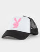 PLAYBOY Rhinestone Womens Trucker Hat image number 1