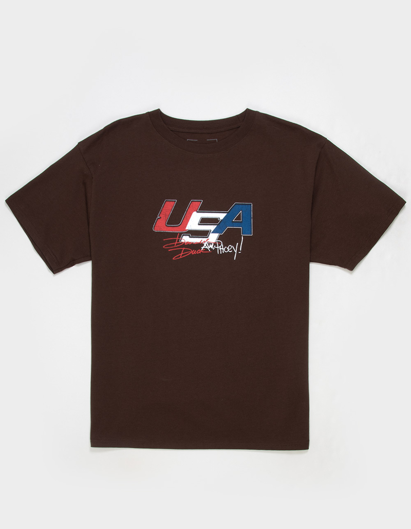 DISNEY Donald Duck USA Mens Boxy Tee image number 1