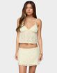 EDIKTED Leora Textured Floral Babydoll Top image number 1