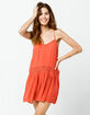 RIP CURL Lara Red Cover Up Dress image number 1