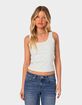 EDIKTED Lover Girl Printed Tank Top image number 1