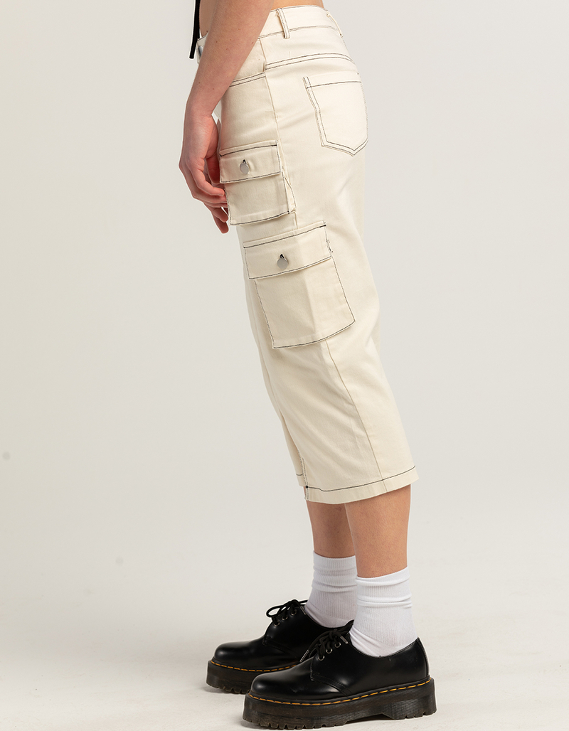 LE LIS Womens Midi Skirt With Pockets image number 2