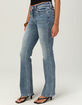 MISS ME Flap Mid Rise Womens Bootcut Jeans image number 4