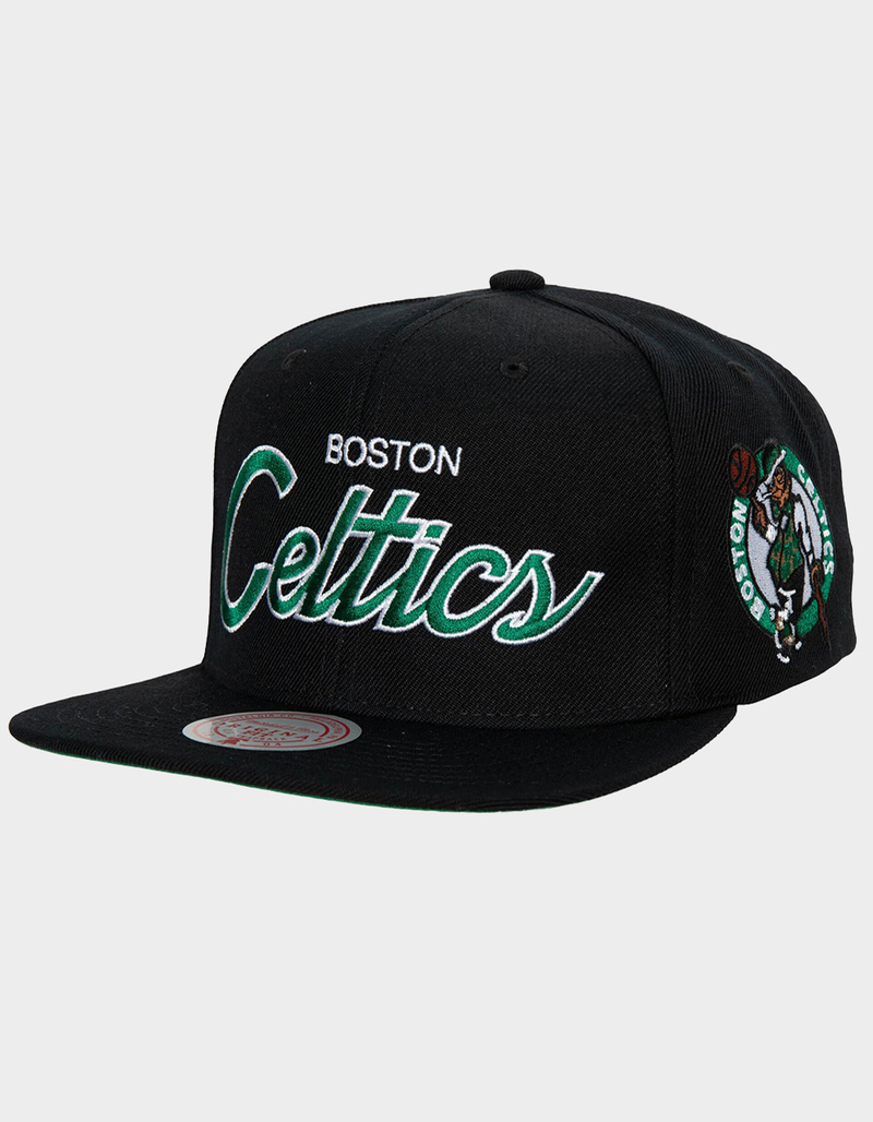 MITCHELL & NESS Team Script 2.0 Boston Celtics Snapback Hat image number 0