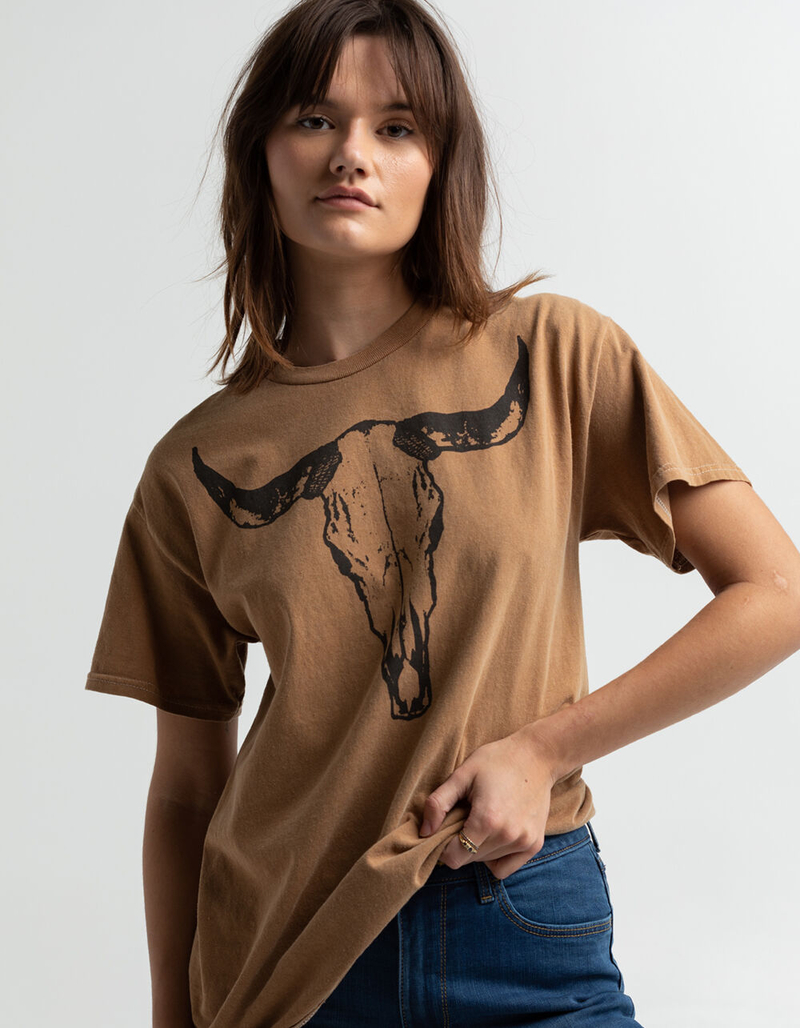 FULL TILT Horn Womens Oversized Tee image number 0
