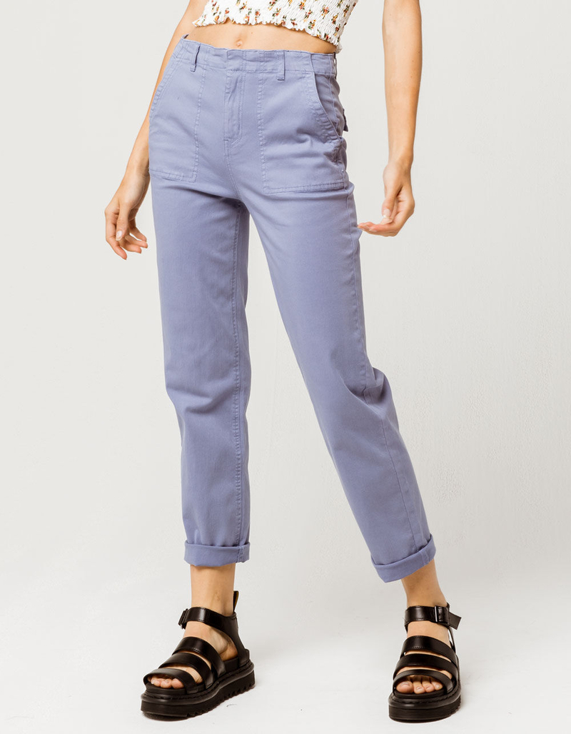 SKY AND SPARROW Twill Straight Leg Womens Pants image number 3