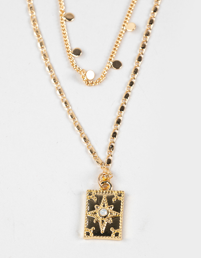 FULL TILT Layered Celestial Necklace image number 2