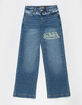 VON DUTCH Low Rise Stripe Girls Wide Leg Jeans image number 1