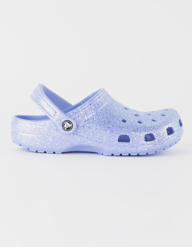 CROCS Girls Classic Glitter Clogs image number 1