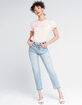 DAZE High Rise Straight Leg Womens Jeans image number 5