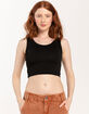 ROXY Good Keepsake Womens Crop Top image number 1