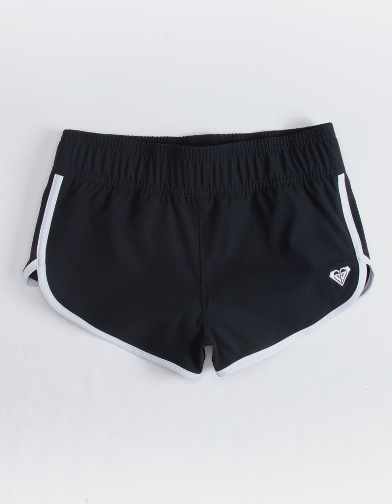 ROXY Surfing Free Black Girls Boardshorts image number 0