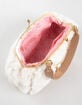 BABY PHAT Janet Frame Faux Fur Baguette Bag image number 5