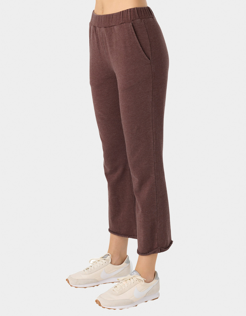 O'NEILL Karma French Terry Cropped Pants DARK BROWN Tillys