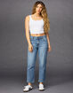 RSQ Womens Mid Rise Straight Ankle Jeans image number 1