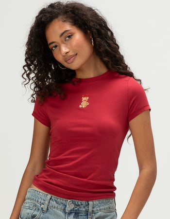 HAPPY CAMP3R Sweet Womens Baby Tee Primary Image