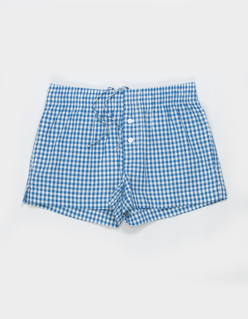 NECTAR CLOTHING Gingham Girls Shorts image number 0