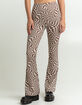 RSQ Womens Print Flare Pants image number 2