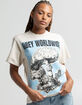 OBEY Worldwide Womens Oversized Tee image number 1