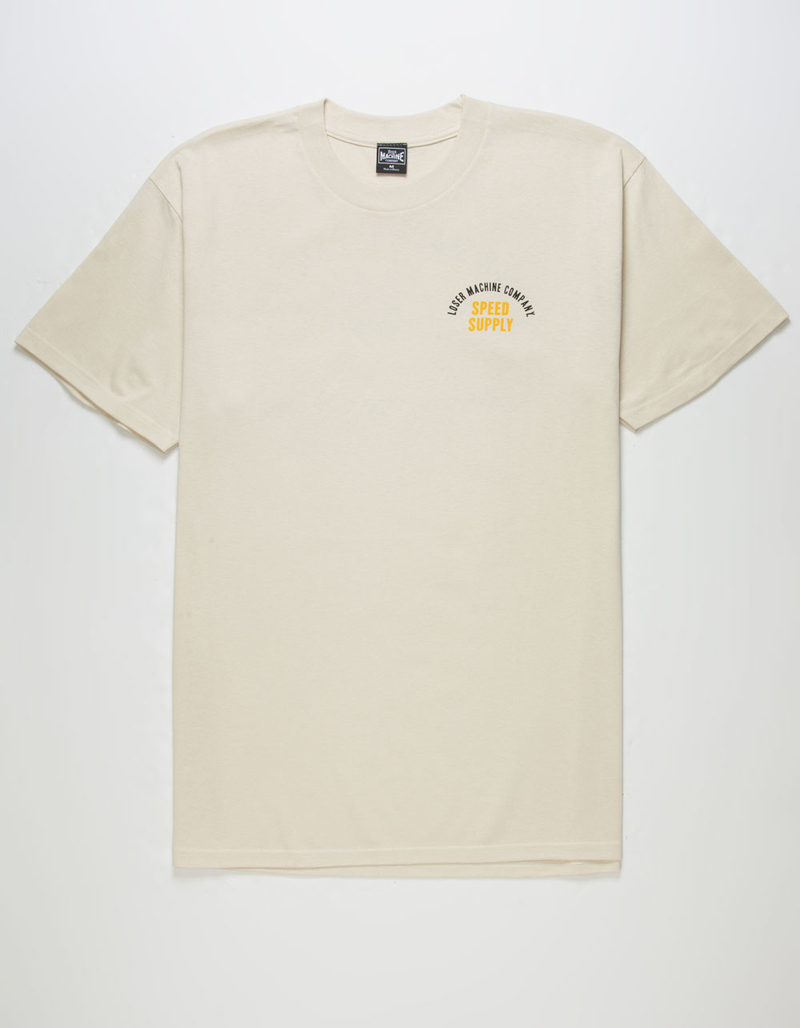 LOSER MACHINE CO. Spark Plug Mens Tee CREAM Tillys