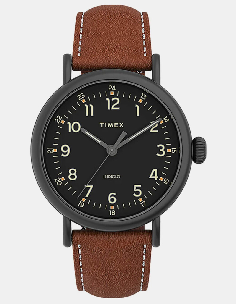 TIMEX Standard 40mm Leather Strap Watch image number 0