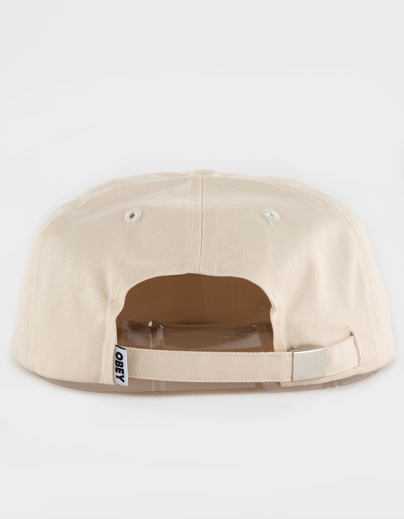 OBEY Bold Twill 6 Panel Strapback Hat image number 2