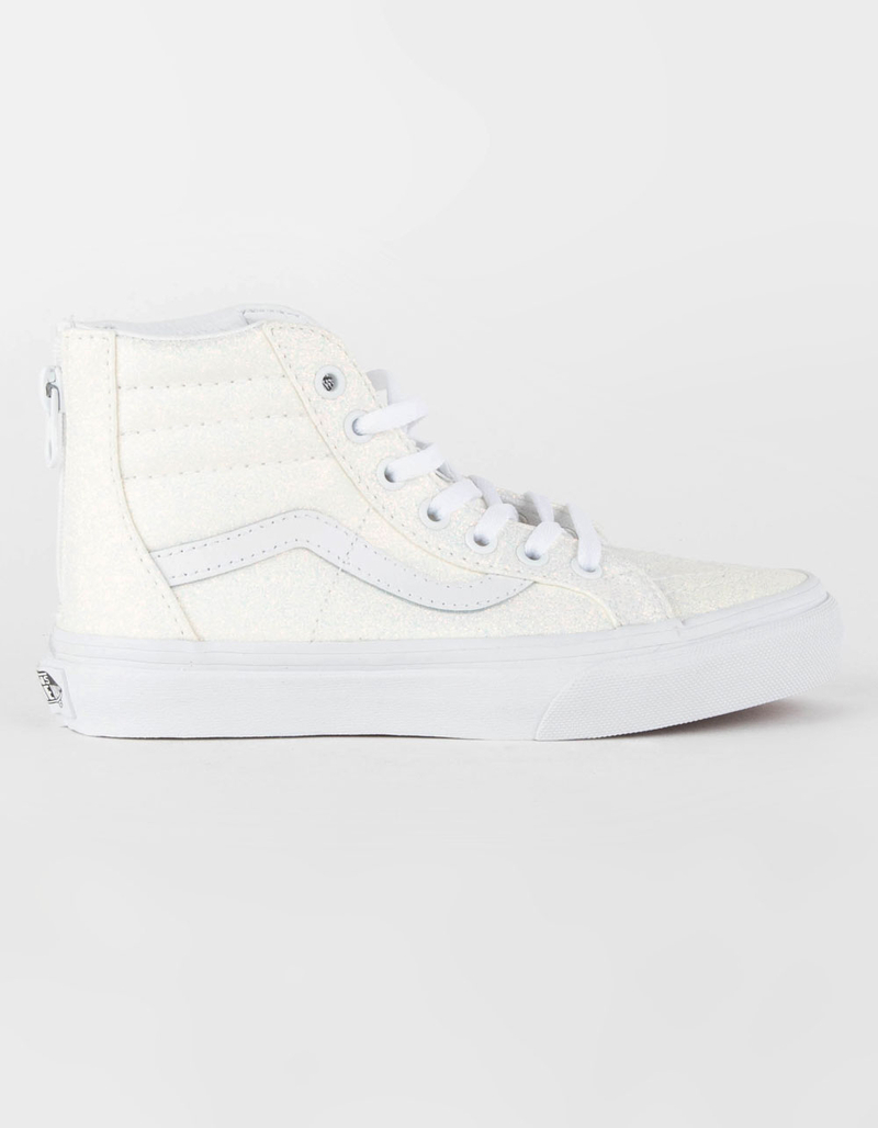 VANS Sk8-Hi Top Girls Zip Shoes image number 1