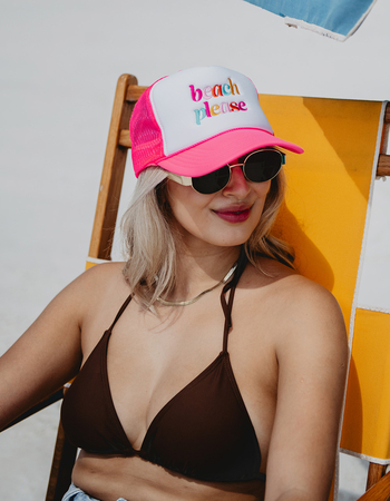 KATYDID Beach Please Foam Trucker Hat Alternative Image