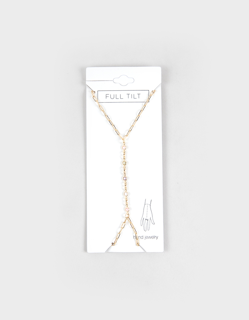 FULL TILT Rhinestone Hand Chain image number 0