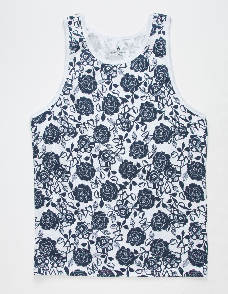 SHOUTHOUSE Trellis Mens Tank Top image number 0
