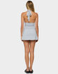 EDIKTED Rosalynne Ribbed Halter Romper image number 3