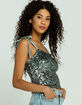 FREE PEOPLE Hey Girl Sequin Womens Cami image number 2