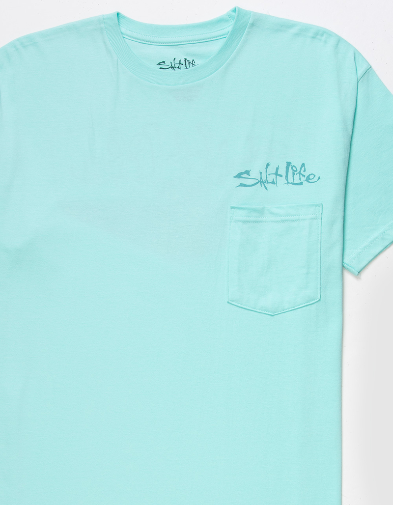 SALT LIFE Private Island Mens Pocket Tee image number 2