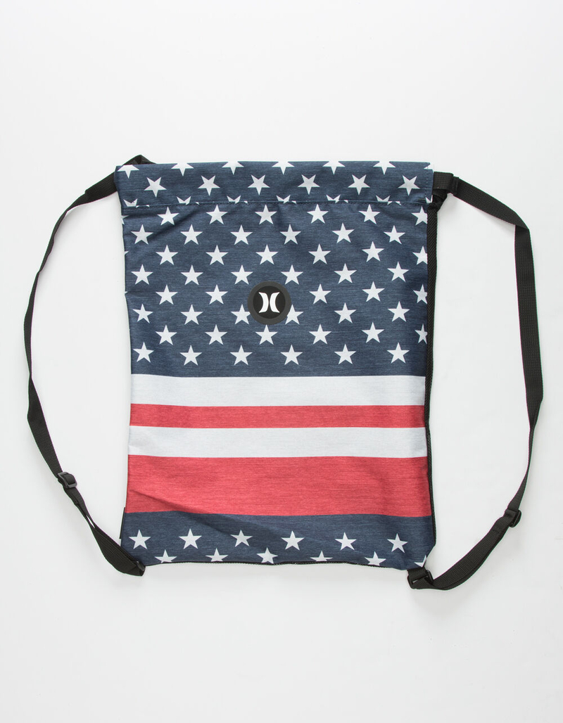 HURLEY Flag Cinch Sack Backpack image number 0