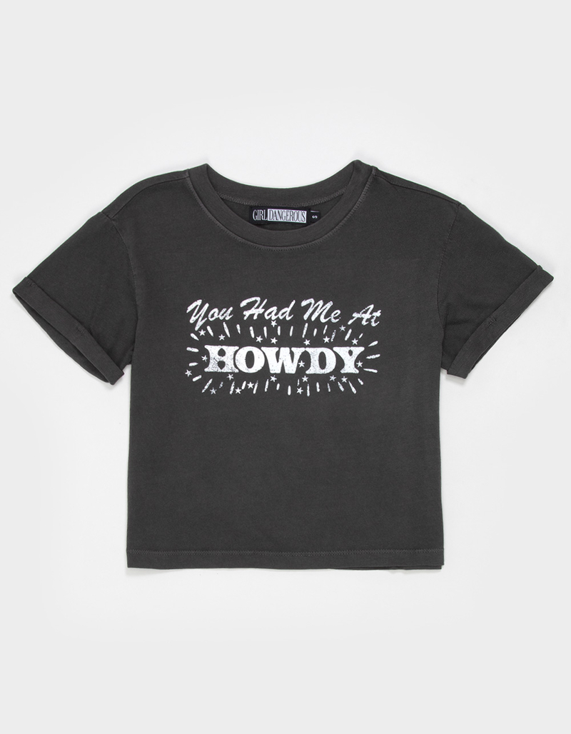 GIRL DANGEROUS Howdy Girls Tee image number 0