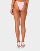 EDIKTED Gingham Bikini Bottom image number 5