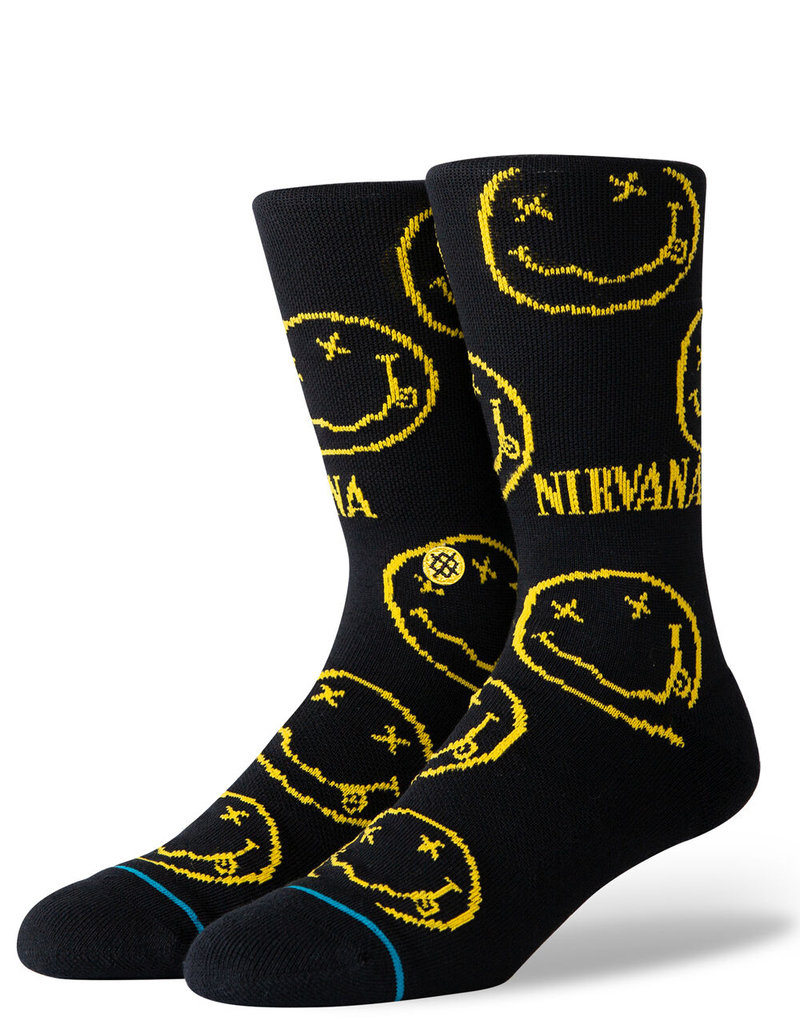 STANCE Nirvana Face Mens Crew Socks image number 0