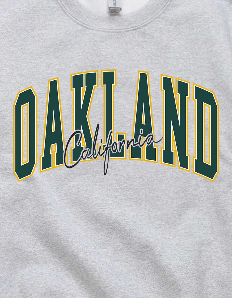 OAKLAND California Script Unisex Crewneck Sweatshirt image number 1