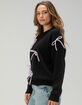 RSQ Womens Bow Detail Pullover Sweater image number 3