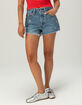 LEVI'S 501 Womens High Rise Denim Shorts - Bee In The Bonnet image number 3