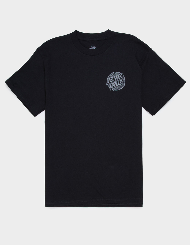SANTA CRUZ Web Dot Mono Mens Tee image number 1