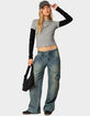 EDIKTED Lucine Layered Long Sleeve Tee image number 2