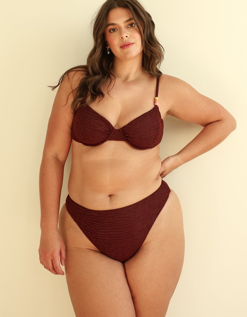 DIPPIN' DAISY'S Seashore High Waist Cheeky Bikini Bottom image number 4