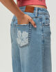 ROXY Reformed Womens Low Rise Baggy Jeans image number 5