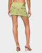 EDIKTED Sheer Sequin Bead Fringed Mini Skirt image number 3