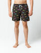 MAUI AND SONS Neon Chubby Mens Volley Shorts image number 3