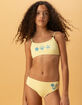DAMSEL Girls Textured Embroidered Bralette Bikini Set image number 1