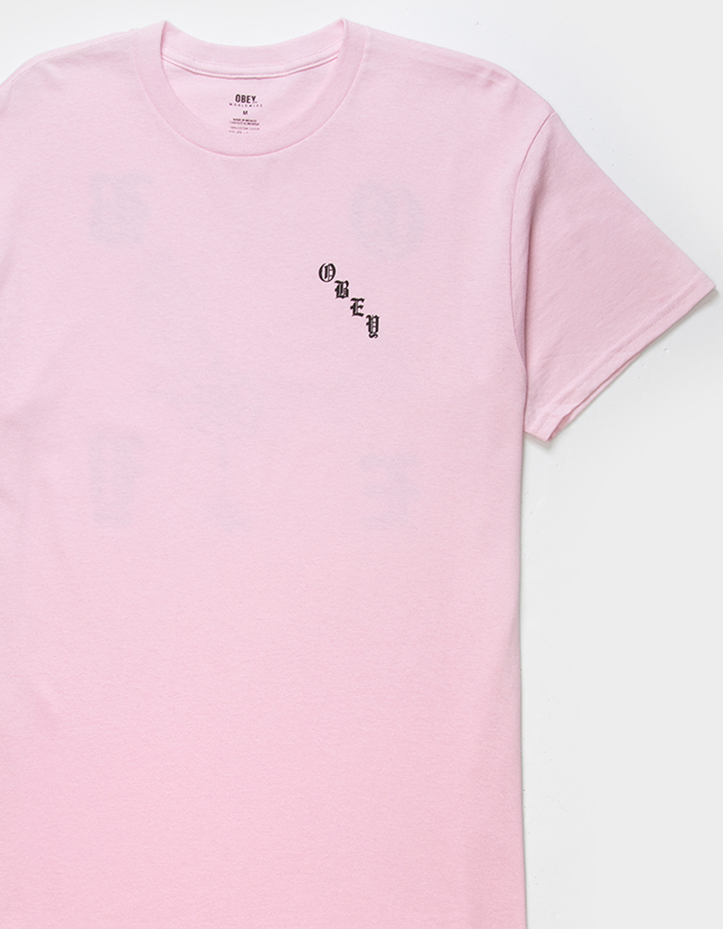 OBEY Spider Rose Mens Tee PINK Tillys